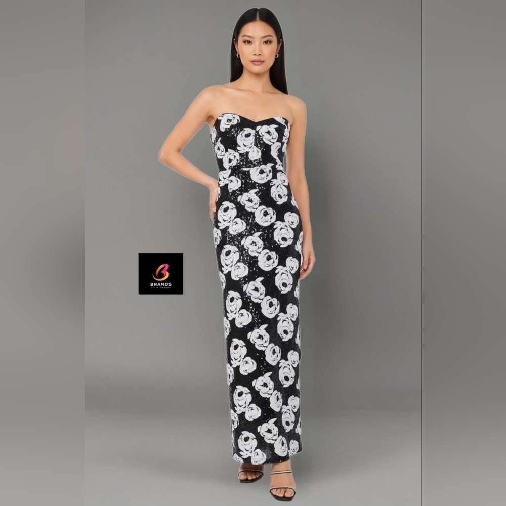 CECE STRAPLESS SEQUIN Gown